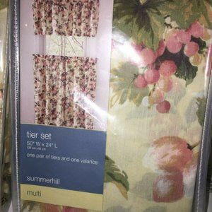 Essential Home One Pair Of Tier & One Panel Set